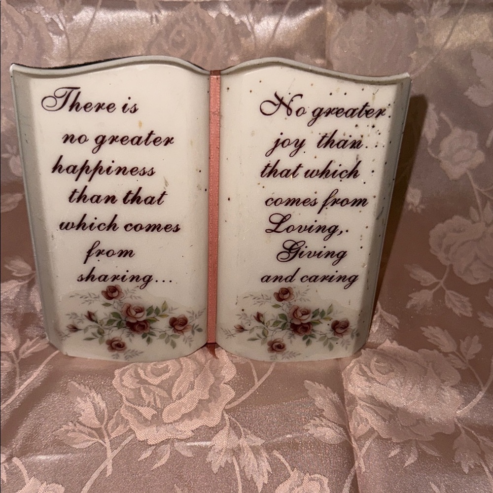 Table Top Standing Plaque